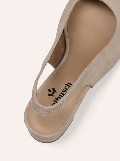 Soft Sling Pumps Beige