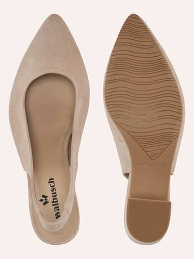 Soft Sling Pumps Beige