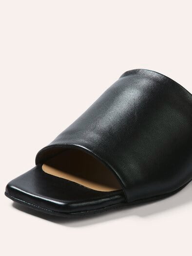 Bequem Pantolette Supersoft Schwarz