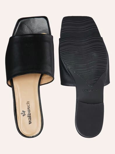 Bequem Pantolette Supersoft Schwarz