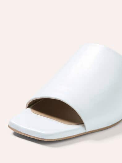 Bequem Pantolette Supersoft Weiß