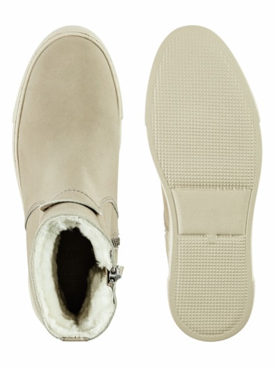 Lammfell City-Stiefel Beige