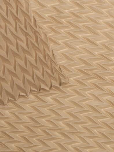 Plissee-Schal Praline