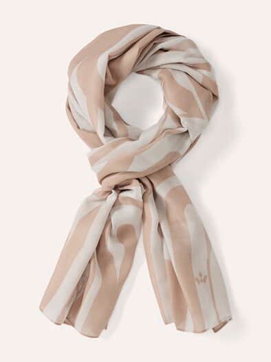 Schal Grafikdruck Sand