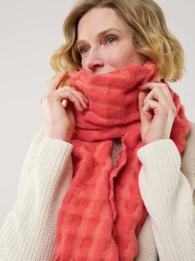 Strukturschal Sienna Dunkel