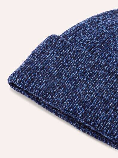 Strickmütze Marine Melange