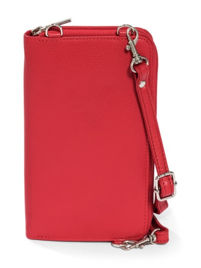 Leder-Handytasche Rot