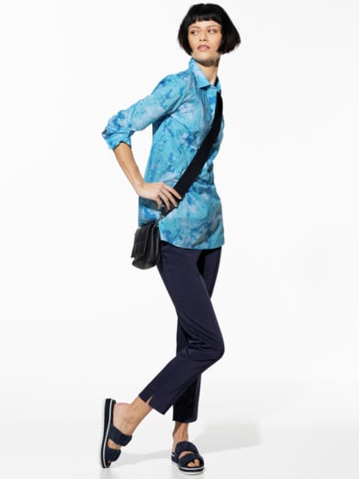 Tunika Edelbatik Königsblau