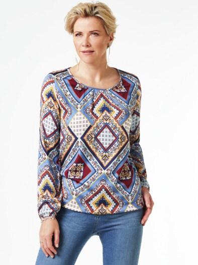 Viskose-Shirtbluse Viskose-Shirtbluse