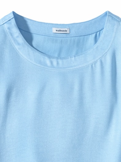 T-Shirt-Bluse Extra Leicht Skyblue