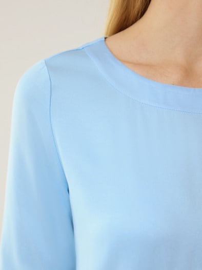 T-Shirt-Bluse Extra Leicht Skyblue