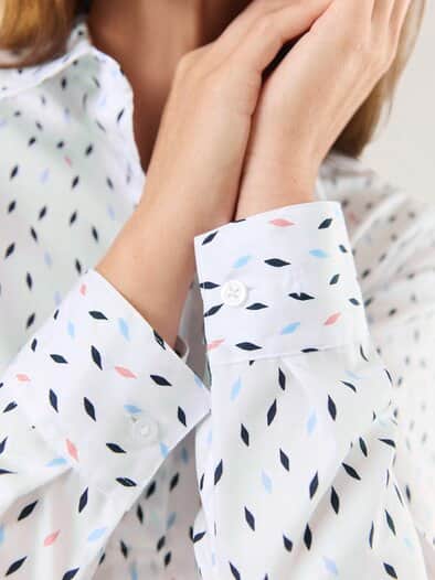 Extraglatt Polo Bluse Minimal