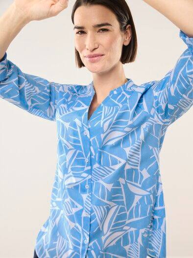 Perfect Match Bluse Jeansblau