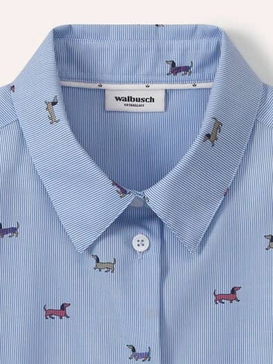 Extraglatt-Hemdbluse Everyday 2.0 Dackeldruck