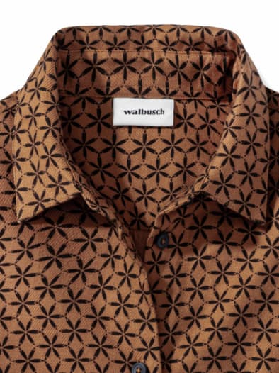 Thermoflanell-Hemdbluse Minimal Toffee