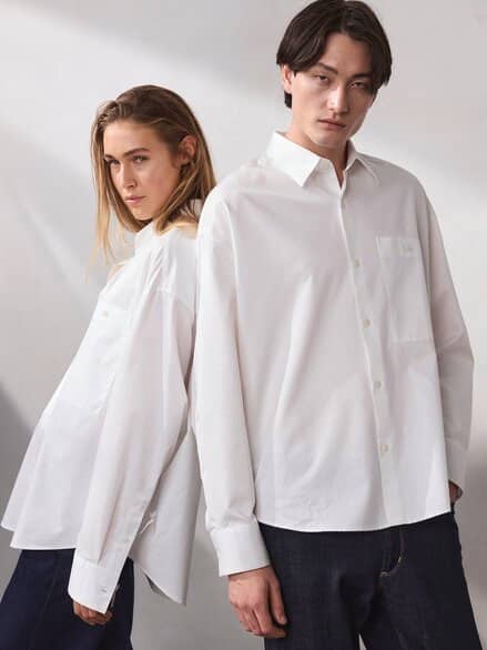 Oversized Hemd Weiß
