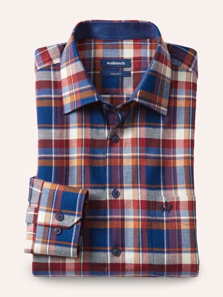 Soft-Flanell-Hemd Karo Rot Soft-Flanell-Hemd Karo Rot