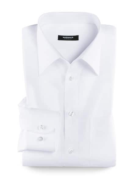 Extraglatt-Hemd Walbusch-Kragen Weiß