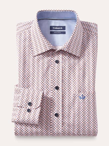 Extraglatt-Hemd Druck Terra