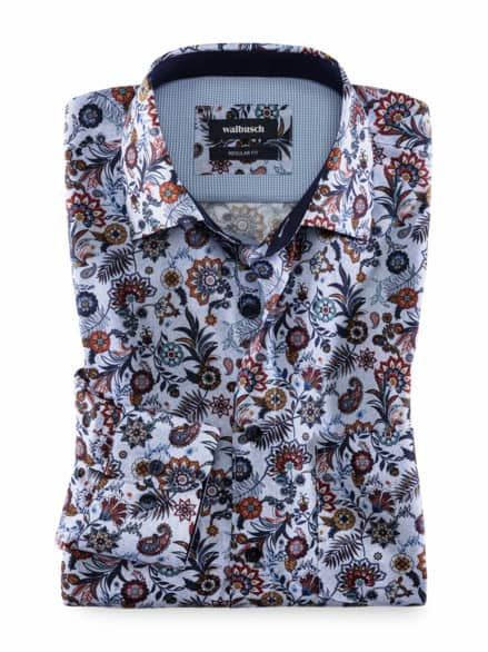 Aktiv-Hemd Druck Blau Aktiv-Hemd Druck Blau