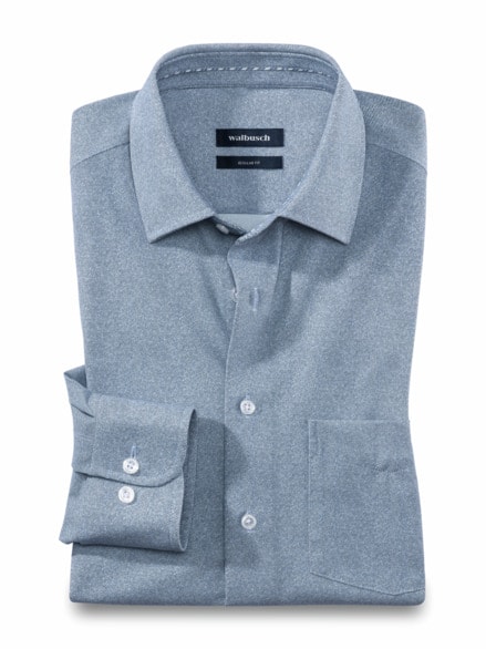 Extraglatt-Hemd Stretch & Relax Twill Blau Extraglatt-Hemd Stretch & Relax Twill Blau