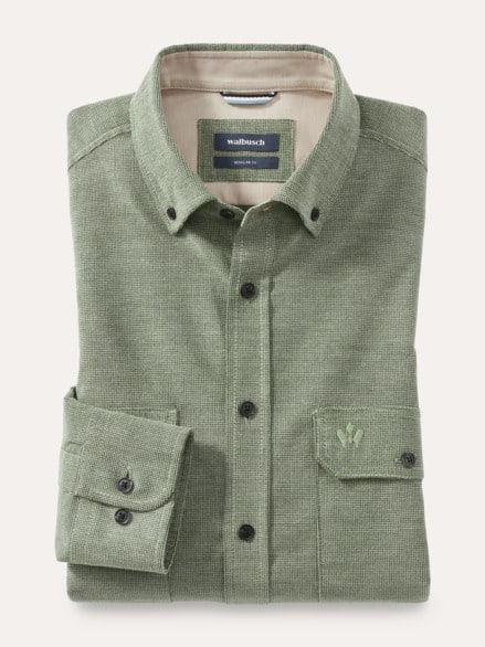 Soft-Cord Overshirt Schilf