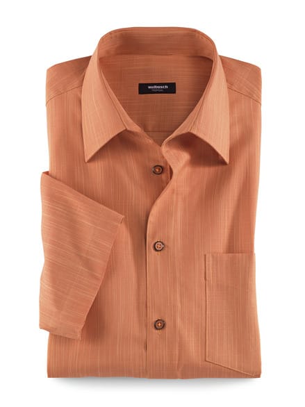Extraglatt-Hemd Tropical Terracotta