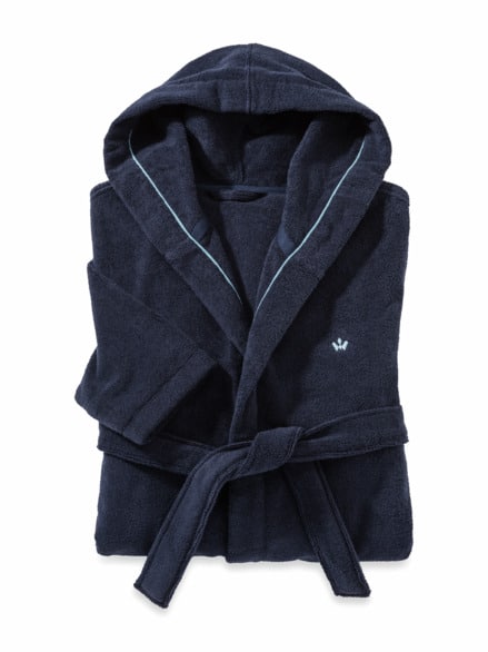 Bademantel Kuschelfrottier Marine