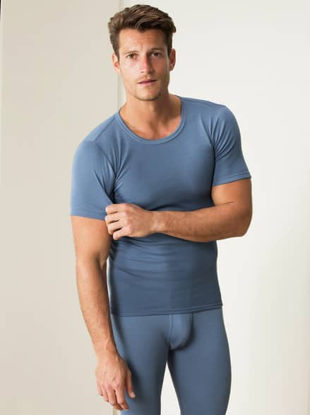 Thermo-Shirt 2er-Pack Blau Thermo-Shirt 2er-Pack Blau