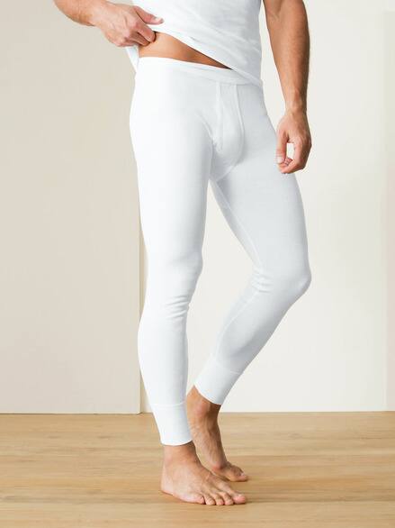 Thermo-Hose lang 2er-Pack Weiß