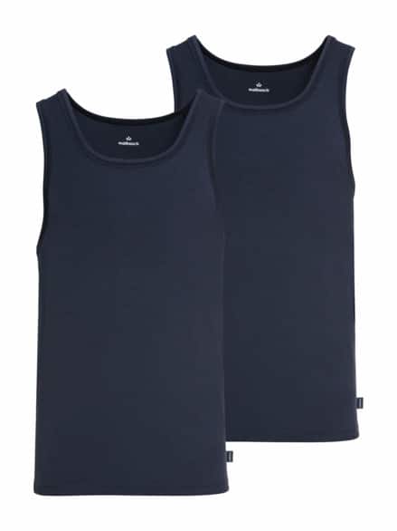Modal Unterhemd 2er Set Marine Modal Unterhemd 2er Set Marine
