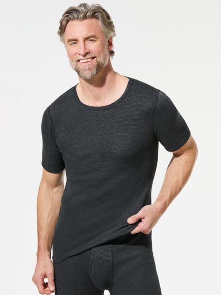 Thermo-Shirt 2er-Pack Anthrazit Gestr Thermo-Shirt 2er-Pack Anthrazit Gestr