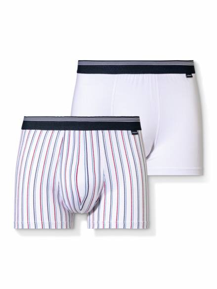 Pants Dessin Duo 2er-Pack Maritim/Weiß