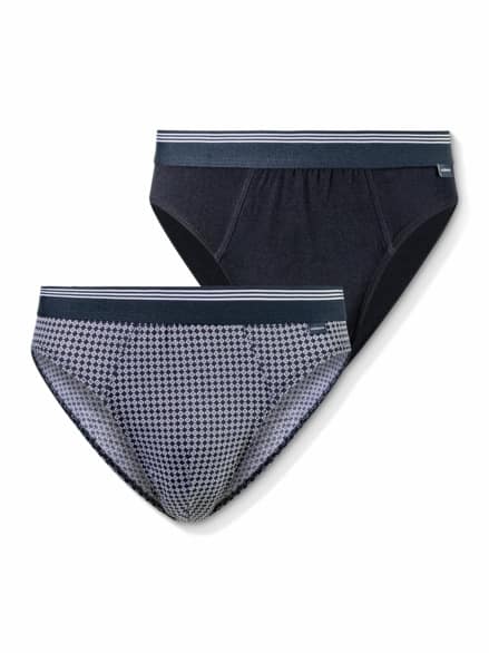 Slip Dessin Duo 2er Pack Minimal/Marine