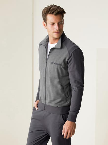 Freizeitjacke Ultraleicht Anthrazit/Grau