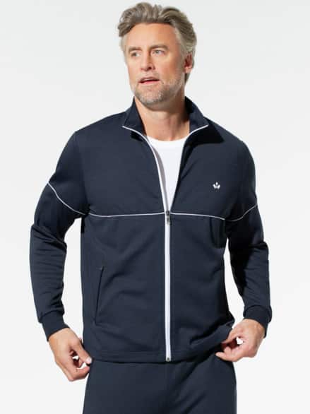 Extraglatt Freizeitjacke Marine