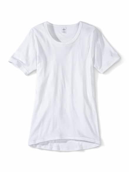 Feinripp-Shirt 2er-Pack Weiß