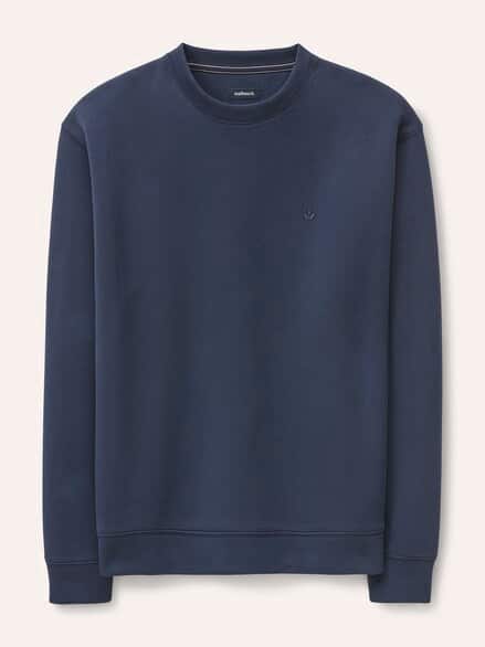 Sweatshirt mit Rundhals Marine