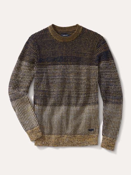 Effekt-Pullover Gelb