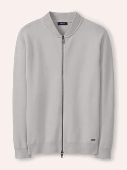 Milano Zip-Jacke Stein