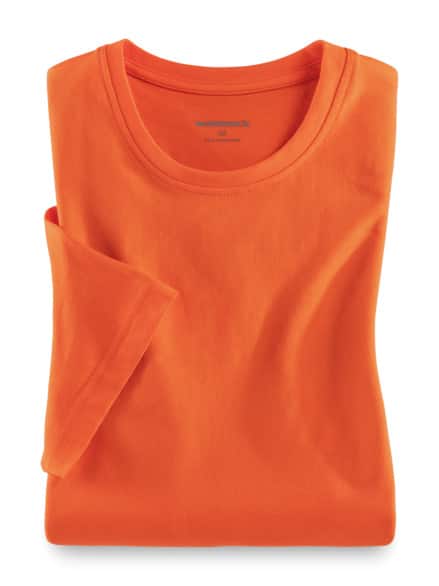 T-Shirt Rundhalsausschnitt Orange