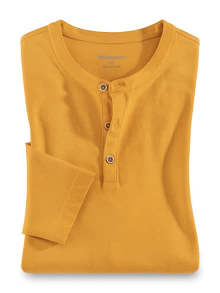 Henley-Shirt Safran