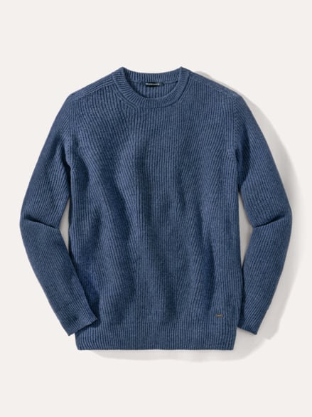 Cashmino Pullover Nahtlos Mittelblau Cashmino Pullover Nahtlos Mittelblau
