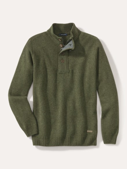 Premium Lammwoll-Troyer Oliv Premium Lammwoll-Troyer Oliv