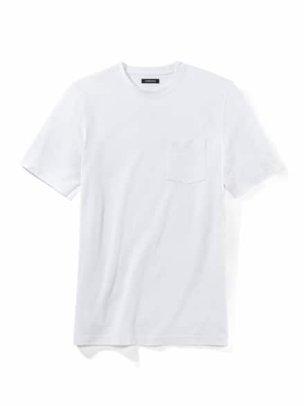 Extraglatt T-Shirt Weiß