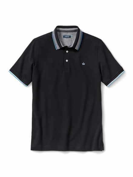 Quick Dry Polo Schwarz