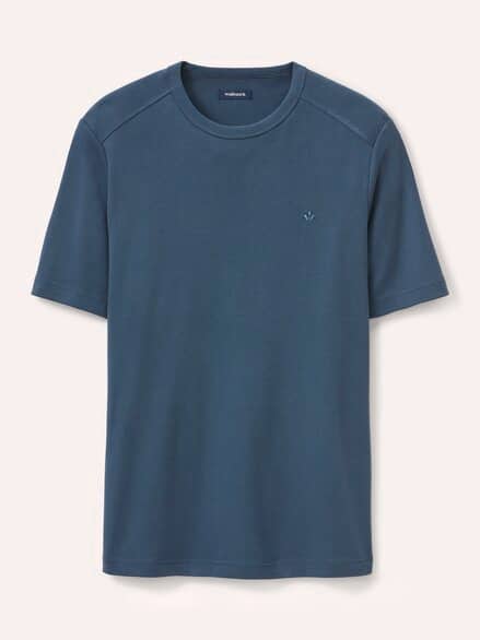 Das zu schade für drunter-Shirt Meerblau
