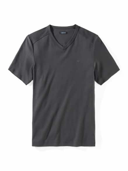 Zu schade für drunter-Shirt V-Neck Grau