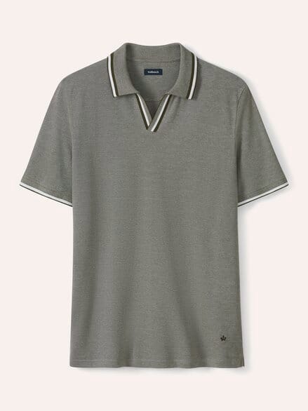 Bi Colour Polo Oliv Bi Colour Polo Oliv