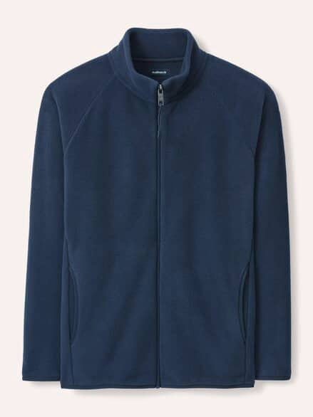 Zippjacke aus Polarfleece Marine Zippjacke aus Polarfleece Marine